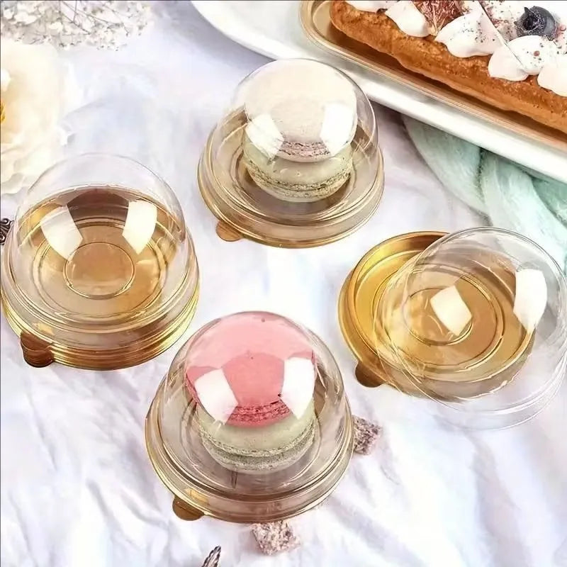 Plastic Dome Cake Boxes for Cupcakes, Cheesecakes and Desserts