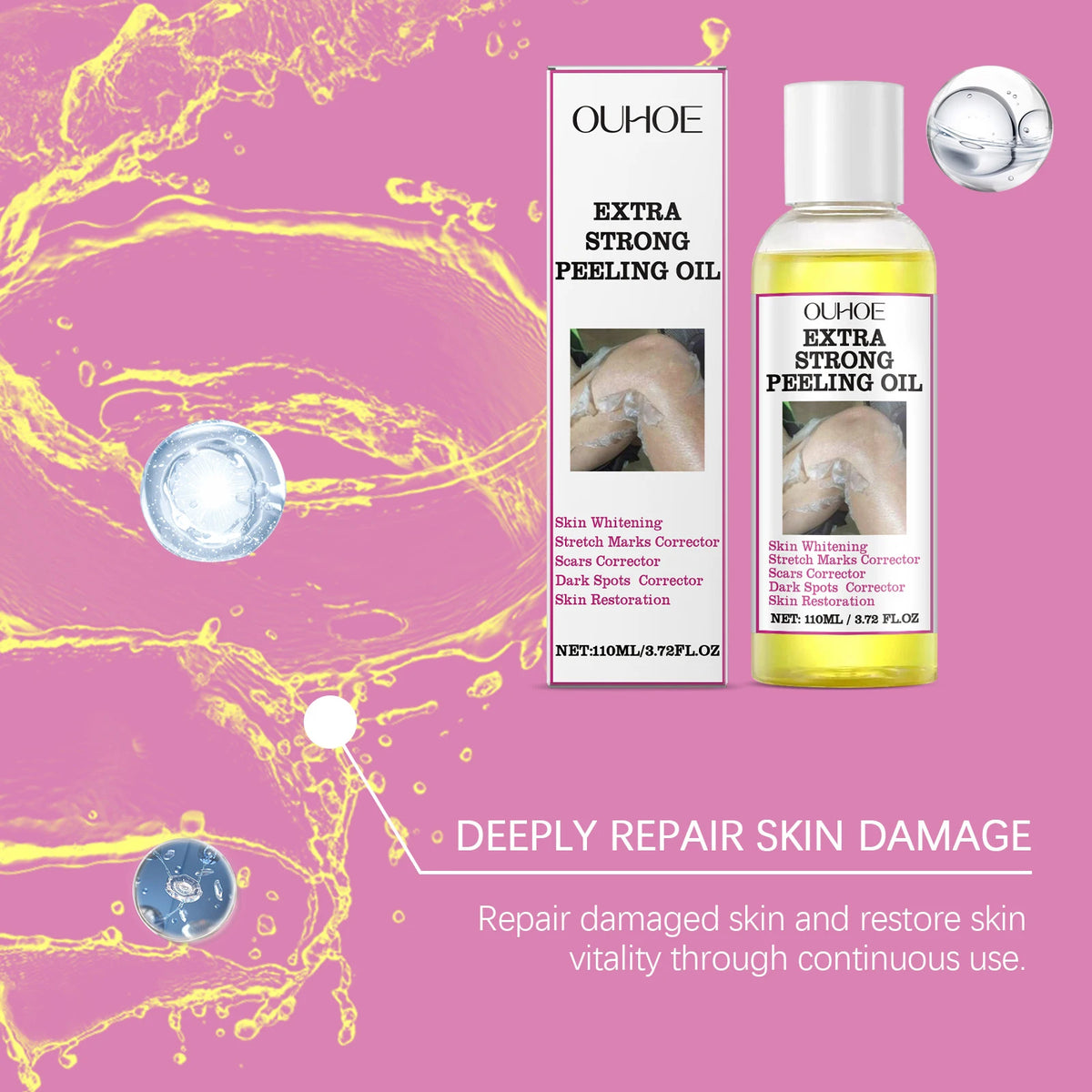 Gentle Body Exfoliating Oil for Smooth Moisturized Glowing Skin