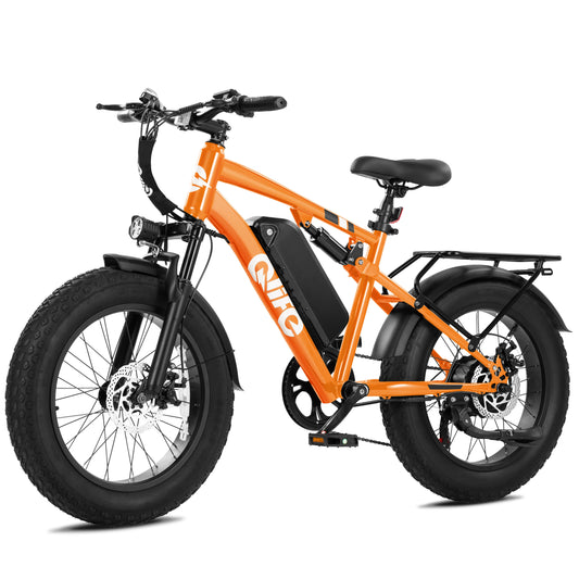 Qlife Racer Fat Tire 2.0 Electric Mountain Bike for Adults