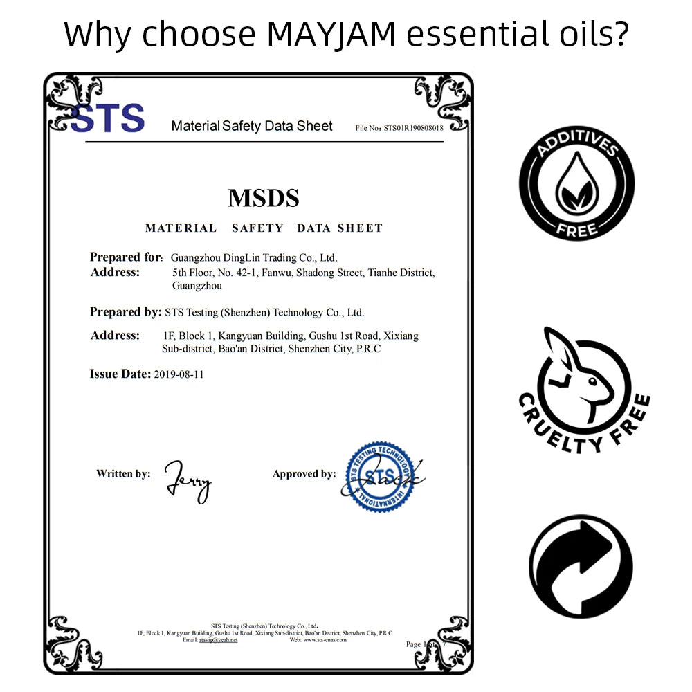 MAYJAM Essential Oils for Diffusers and Humidifiers